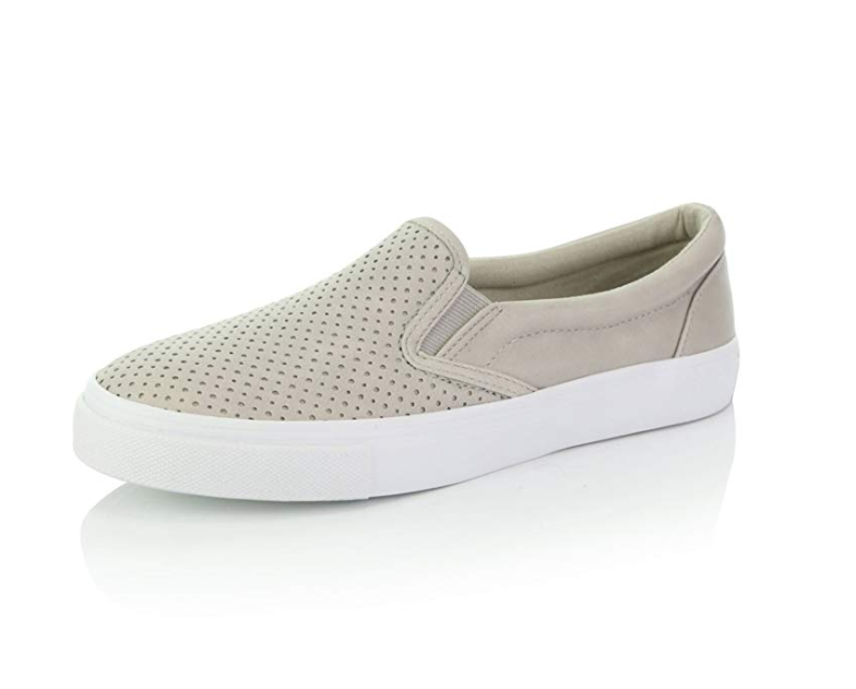 Flat slip-on sneaker