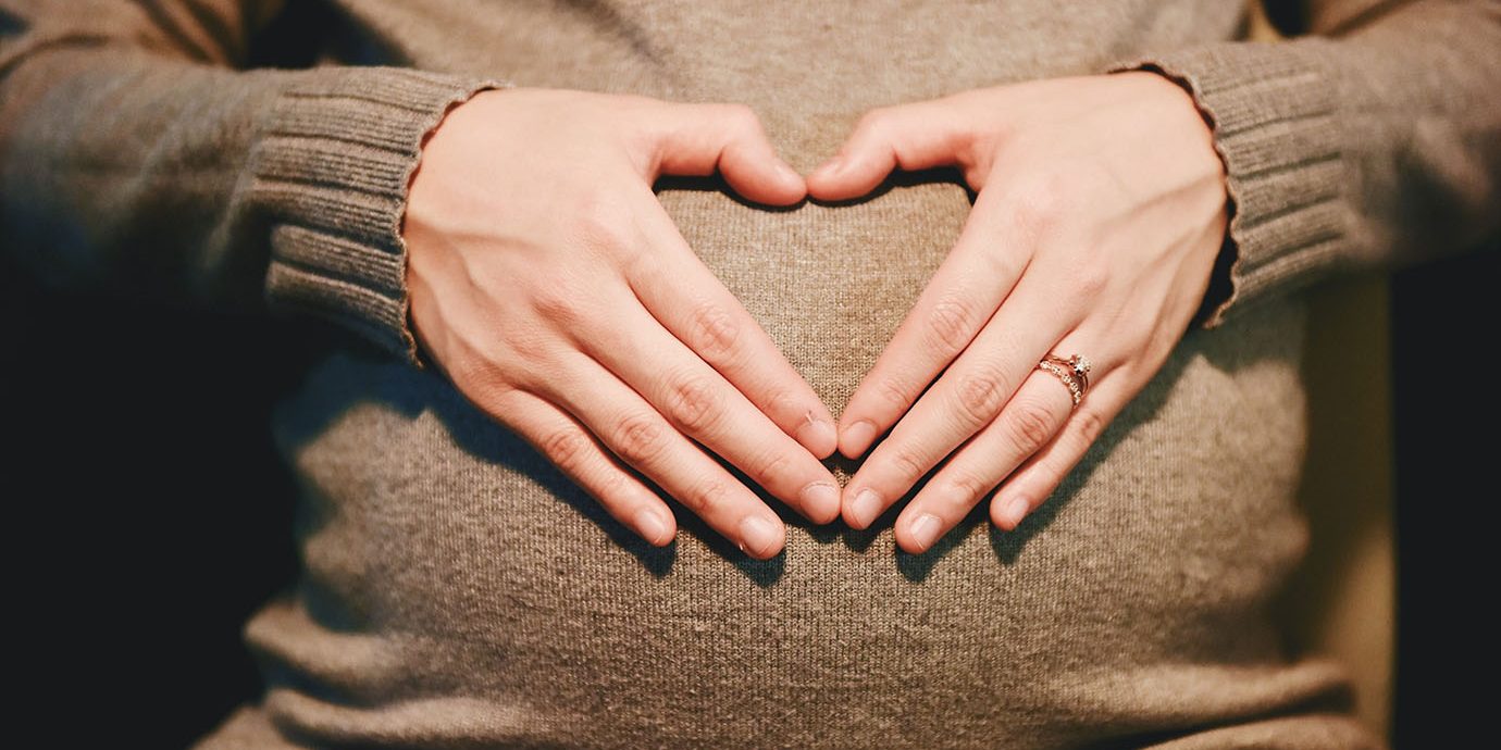 Pregnant woman's belly