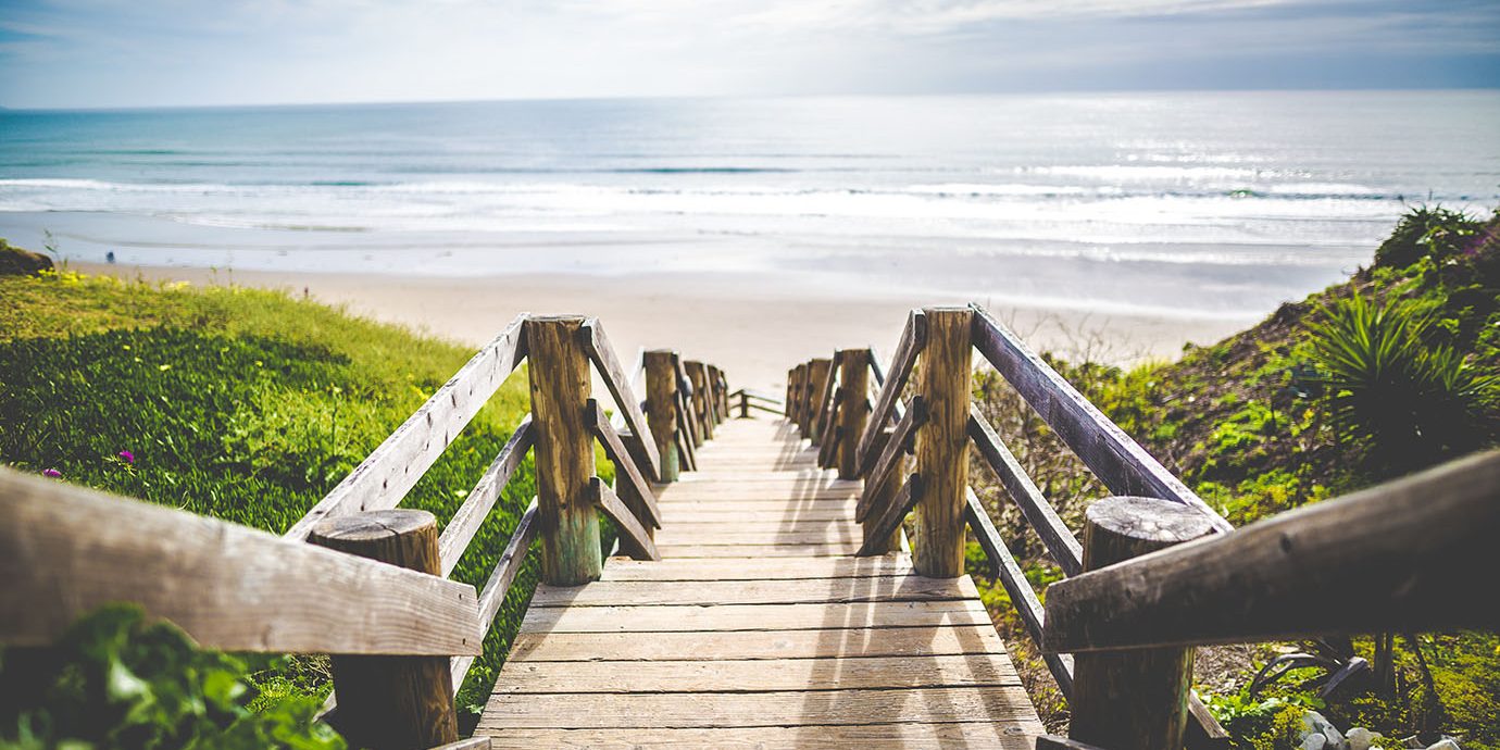 Beach scene