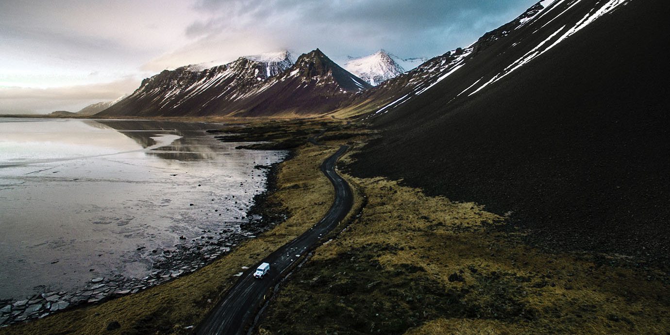 Iceland mountain scene