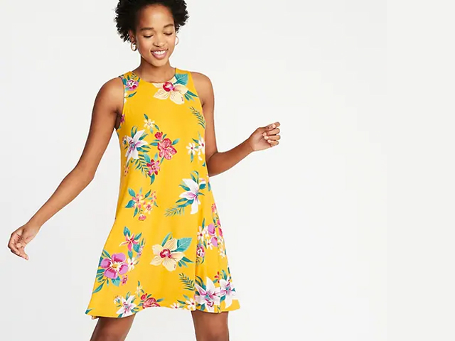 Old Navy Sleeveless Jersey Swing Dress for Women