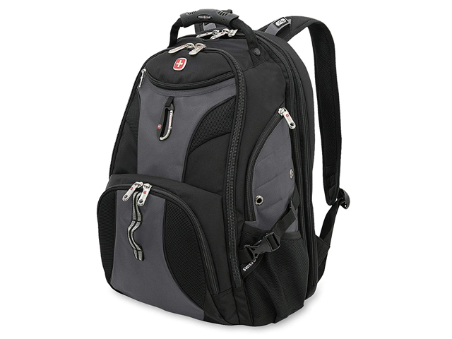 SwissGear Travel Gear ScanSmart Backpack in Grey/Black