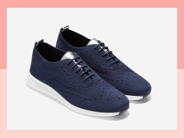 Cole Haan 2.Zerogrand Stitchlite Oxford women's dark blue shoes