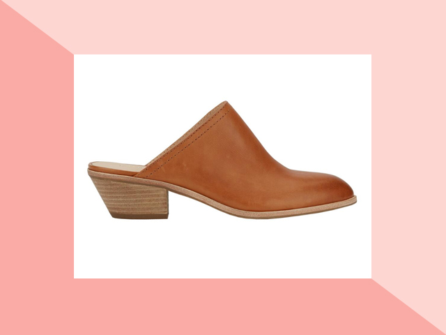 Heels for Travel GH Bass & Co Cognac NIKKI MULE