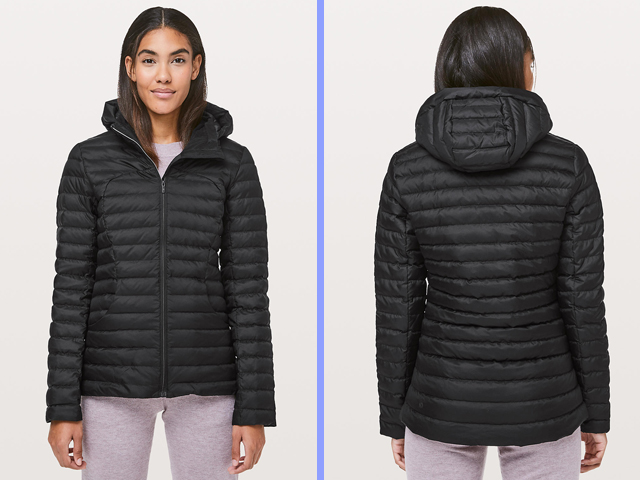 Lululemon Black Pack It Down Again Jacket