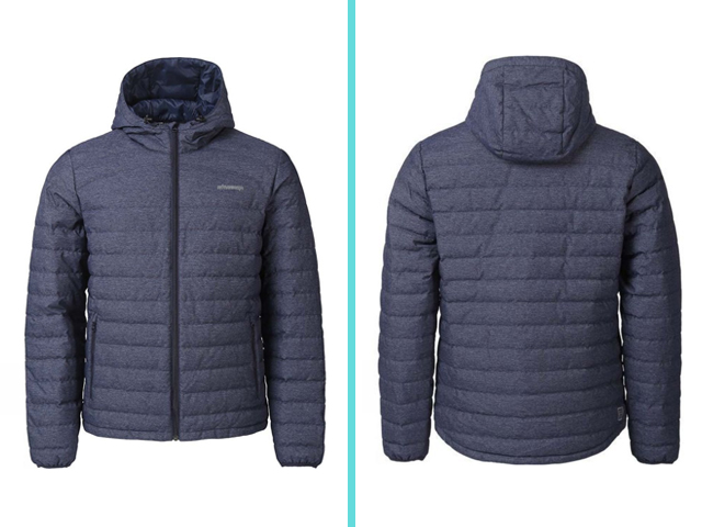 Men's Himalaya Down Hooded Jacket by Ayacucho Dark Blue