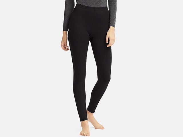 Uniqlo Black WOMEN HEATTECH ULTRA WARM LEGGINGS