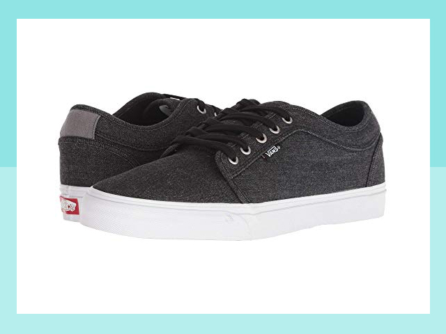 Zappos Vans Chukka Low Black Denim Men's