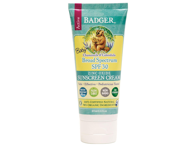 Zinc Oxide Reef Safe Baby Sunscreen Cream by Badger