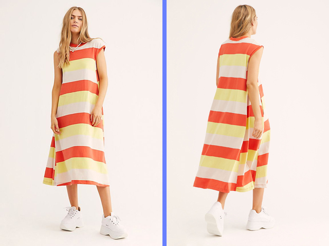 free people striped Luella Maxi Dress