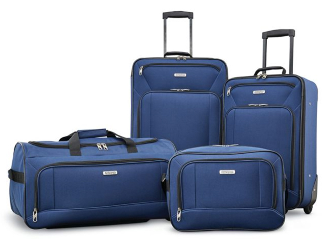 American Tourister Fieldbrook XLT 4pc Set Blue