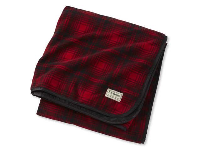 L.L.Bean Travel Blanket Waterproof Outdoor Blanket, Extra-Large Plaid