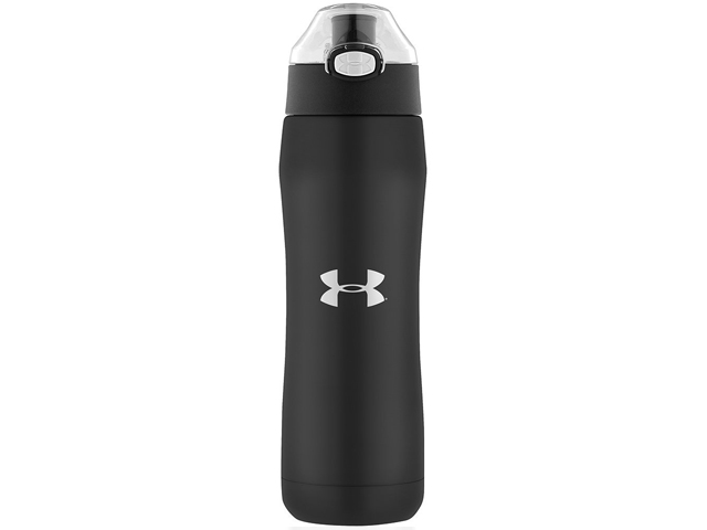Under Armour Beyond 18 Ounce Stainless Steel Water Bottle, Matte Black