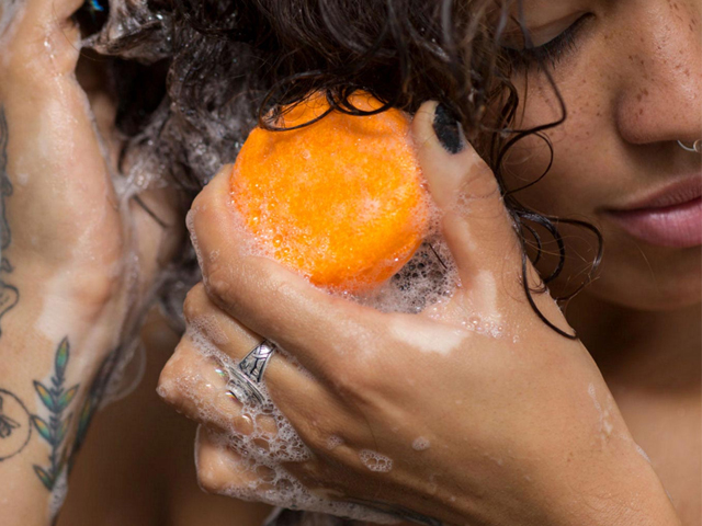 LUSH Brazilliant Shampoo Bar for Curly Hair