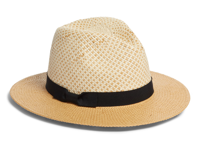 Basket Weave Panama Hat SOMETHING NAVY