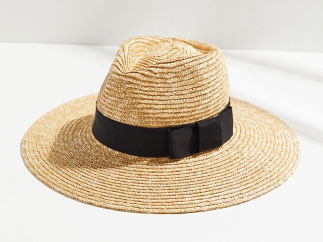 Brixton Joanna Straw Wide-Brim Fedora