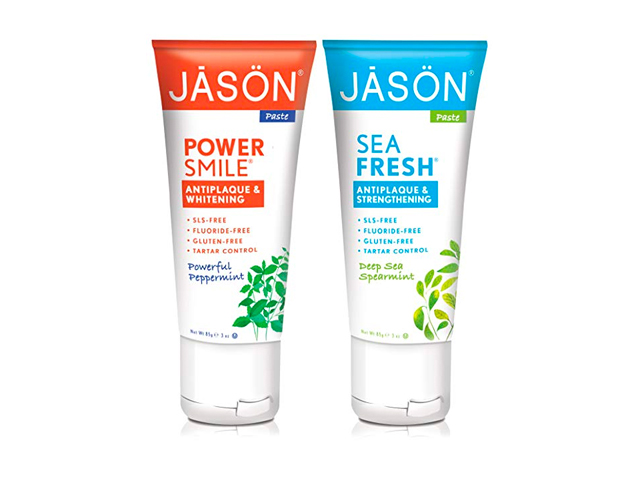 Jason Powersmile Travel Size Toothpaste, Peppermint with Deep Sea Spearmint