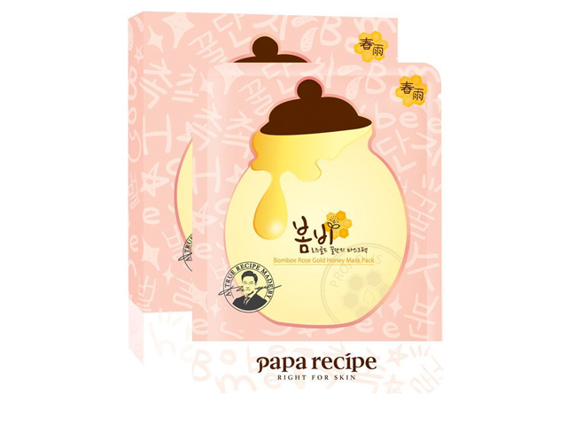 Papa Recipe Bombee Rose Gold Honey Mask Pack 5 Masks