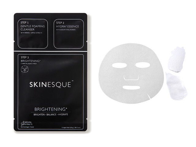 Skinesque 3-Step Brightening Charcoal Mask (5 count)