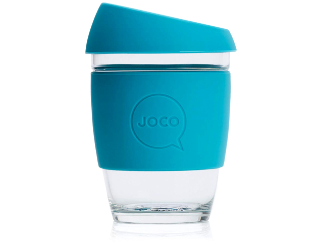 JOCO Glass Reusable 12oz Coffee Cup