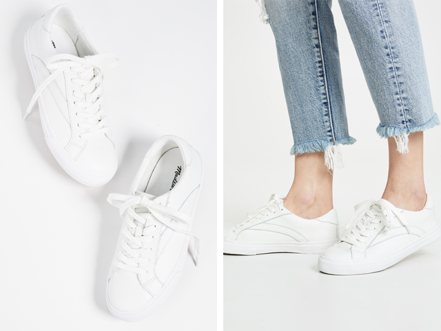 Madewell Sidewalk Low-Top Sneakers in Leather