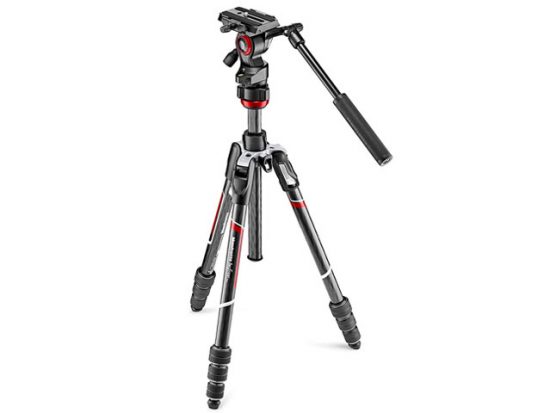 Manfrotto MVKBFRTC-LIVEUS Befree Live Carbon Fiber Video Tripod Kit