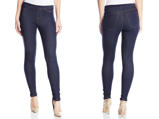 No nonsense Women's Denim Leggings With Pockets.