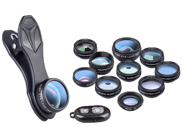 AVODA 10-in-1 Smartphone Lens Kit with Remote Shutter.