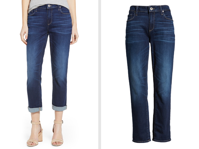 Brigitte Transcend Vintage High Waist Crop Boyfriend Jeans PAIGE.