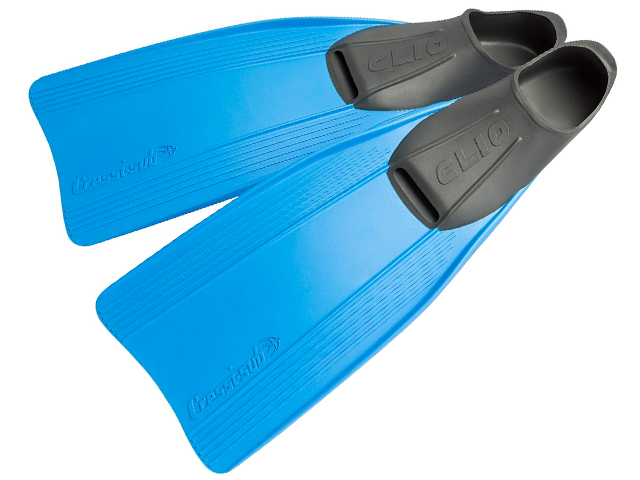 Cressi Clio Long Blade Full Foot Snorkel Fin.