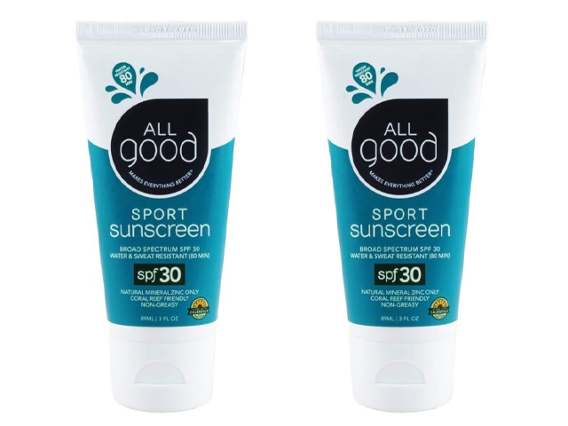 All Good Sport Sunscreen Lotion - Zinc Oxide.