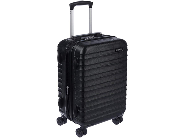 AmazonBasics Hardside Spinner Luggage - 20-Inch, Carry-On.