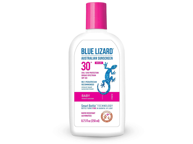 Blue Lizard Australian Sunscreen - Baby Sunscreen SPF 30+.