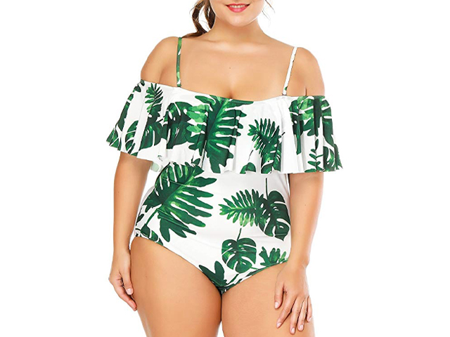 Daci Women One Piece Plus Size Swimwear.