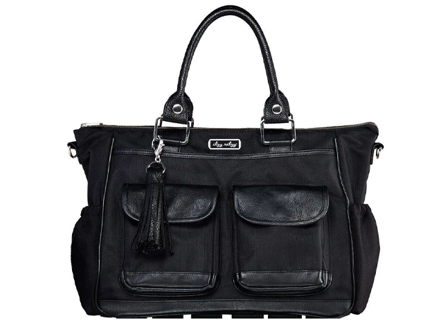 Itzy Ritzy Triple Threat™ Convertible Diaper Bag in Black Herringbone.