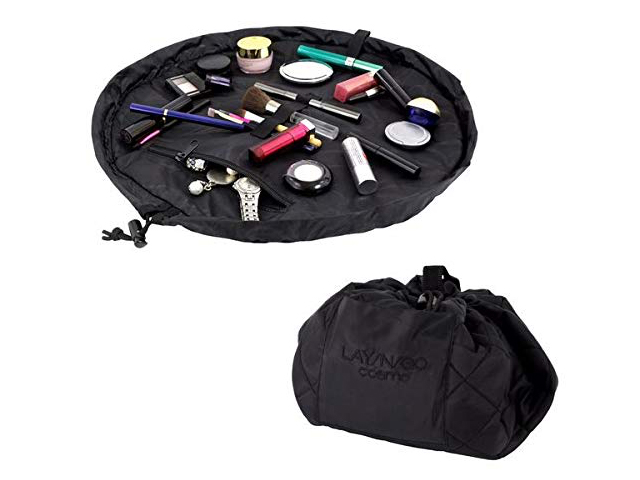 Lay-n-Go Cosmo (20") Cosmetic Bag, Black.