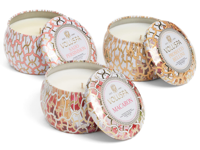 Maison Blanc Mini Tin Candle Set VOLUSPA.