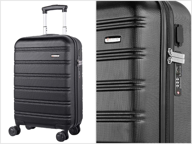 REYLEO Hardside Spinner Luggage 20 Inch Carry On.
