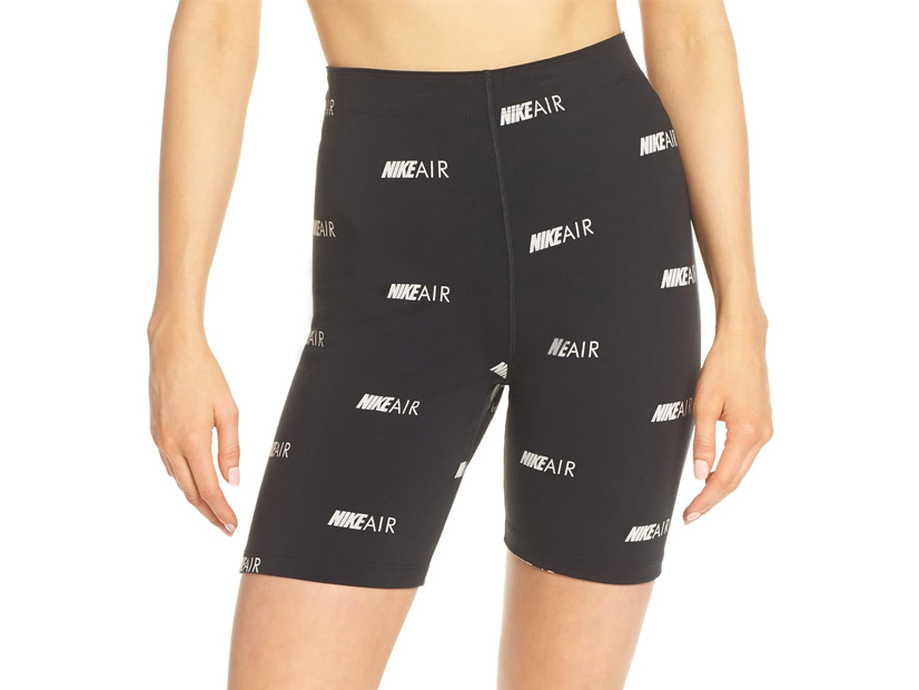 nike air all over logo print bike short