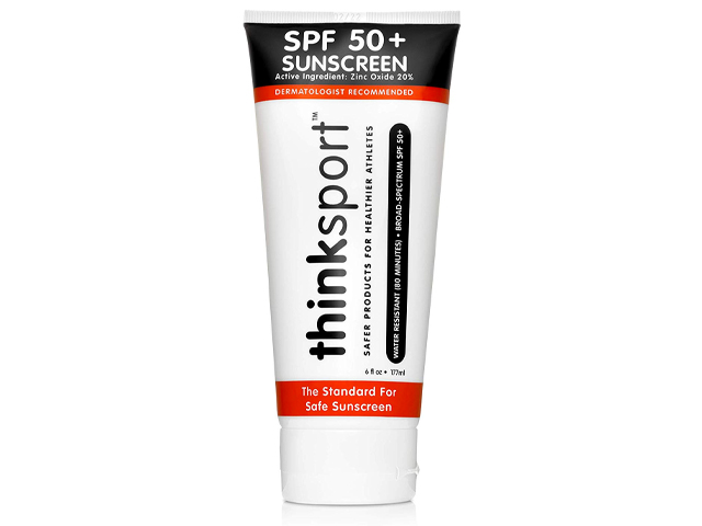 Thinksport Sunscreen SPF 50+, 6 Ounce.