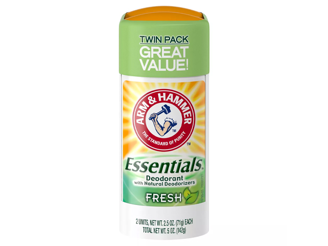 Arm & Hammer Essentials Fresh Antiperspirants And Deodorants.