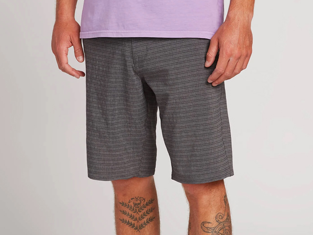 FRICKIN SURF N' TURF MIX HYBRID SHORTS - NEW BLACK.