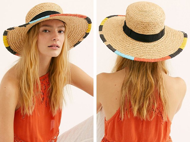 Free People Cabana Straw Boater.