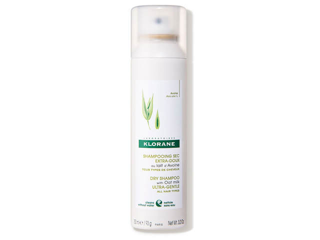 Klorane Dry Shampoo with Oat Milk - All Hair Types (3.2 oz.).