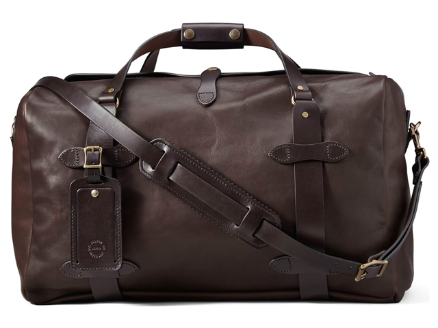 Weatherproof Leather Duffle Bag FILSON.