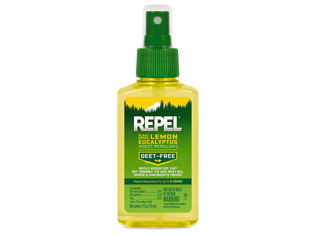 REPEL Plant-Based Lemon Eucalyptus Insect Repellent.