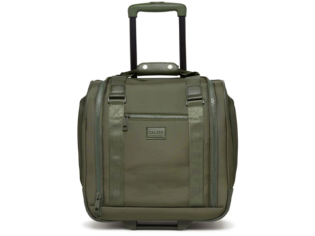 CALPAK LUGGAGE Murphie 15.5" Under-Seat Soft Sided Carry-On Suitcase.