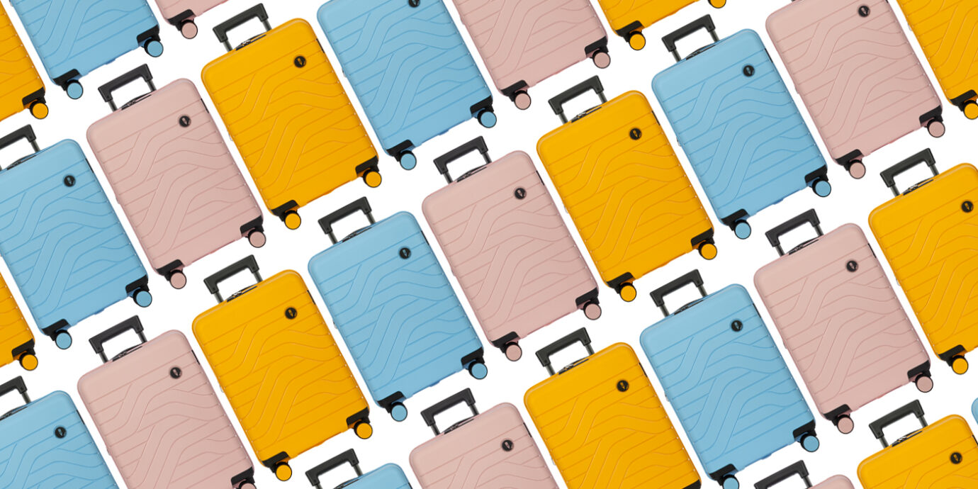 samsonite yellow carry on