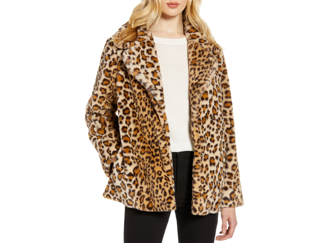 Faux Fur Coat HALOGEN.