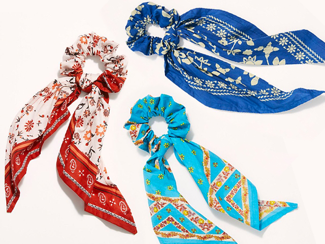 Free People Beau Bandana Scarf Pony.